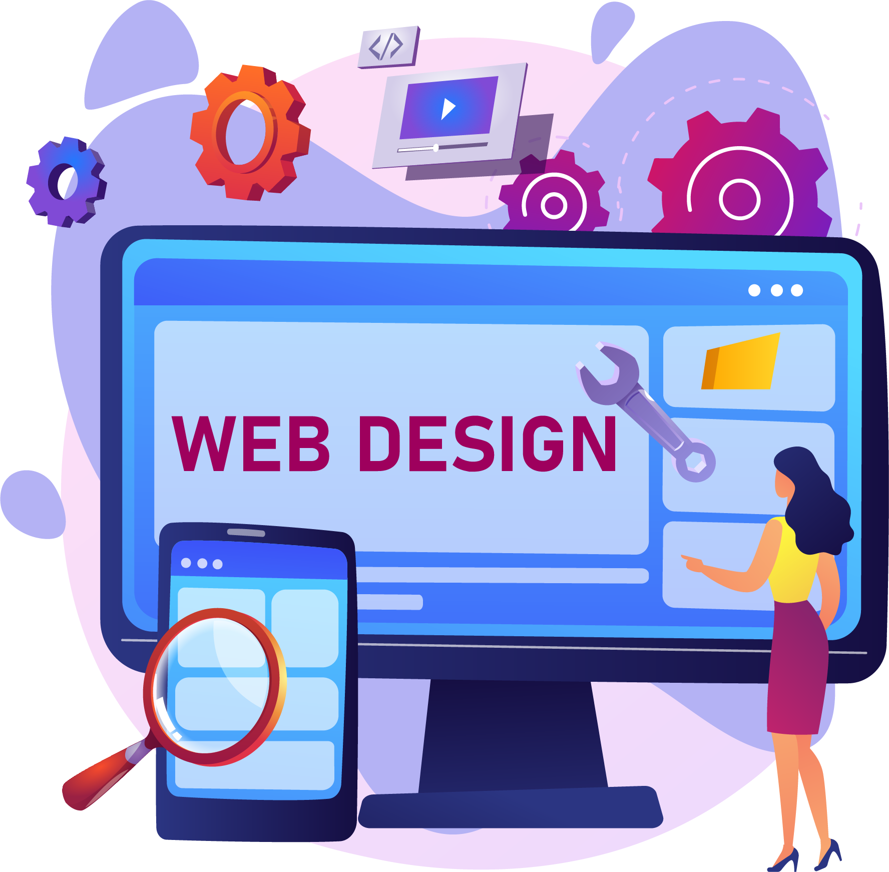 Web development icon